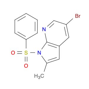 5-Bromo-2-methyl-1-(phenylsulfonyl)-1H-pyrrolo[2,3-b]pyridine