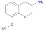 2H-1-BENZOPYRAN-3-AMINE,3,4-DIHYDRO-8-METHOXY-