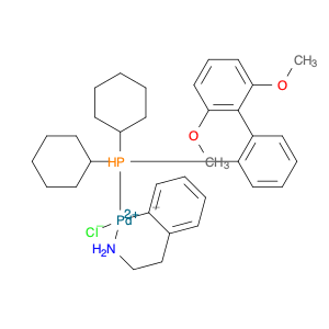 Chloro(2-dicyclohexylphosphino-2',6'-dimethoxy-1,1'-biphenyl)[2-(2-aminoethylphenyl)]palladium(II)…