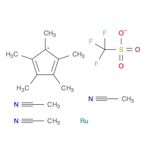 TRIS(ACETONITRILE)PENTAMETHYLCYCLOPENTADIENYLRUTHENIUM (II) TRIFLUOROMETHANESULFONATE