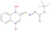 (2-Quinoxalinylmethylene)hydrazinecarboxylic Acid Methyl-d3 Ester N,N'-Dioxide