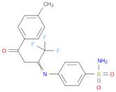 4-[[3-(4-Methylphenyl)-3-oxo-1-(trifluoroMethyl)propylidene]aMino]benzenesulfonaMide