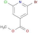 2-Bromo-6-chloro-4-pyridinecarboxylic Acid Methyl Ester