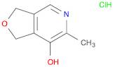 1,3-dihydro-6-methylfuro[3,4-c]pyridin-7-ol hydrochloride