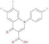 6,7-Difluoro-1-(4-fluorophenyl)-1,4-dihydro-4-oxo-3-quinolinecarboxylic Acid