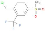 2-(Chloromethyl)-5-(methylsulfonyl)-benzotrifluoride