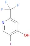 5-Iodo-2-(trifluoromethyl)pyridin-4-ol, 4-Hydroxy-5-iodo-α,α,α-trifluoro-2-picoline