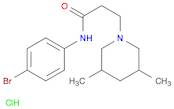 N-(4-Bromophenyl)-3-(3,5-dimethylpiperidin-1-yl)propanamide hydrochloride