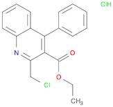 Ethyl 2-(chloromethyl)-4-phenylquinoline-3-carboxylate hydrochloride
