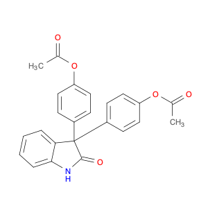 oxyphenisatine di(acetate)