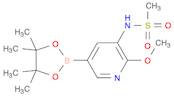 N-[2-METHOXY-5-(4,4,5,5-TETRAMETHYL-1,3,2-DIOXABOROLAN-2-YL)-3-PYRIDINYL]-METHANESULFONAMIDE