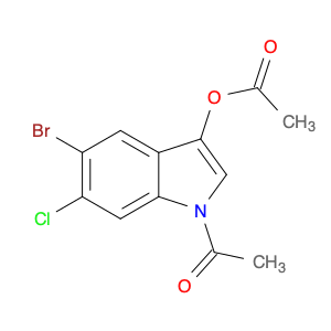 1-Acetyl-5-broMo-6-chloro-1H-indol-3-yl acetate