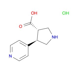 (+/-)-Trans-4-(4-pyridinyl)-pyrrolidine-3-carboxylic acid-2hcl