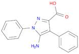 5-amino-1,4-diphenyl-1H-pyrazole-3-carboxylic acid