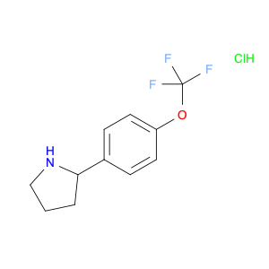 2-(4-TRIFLUOROMETHOXY-PHENYL)-PYRROLIDINE, HYDROCHLORIDE