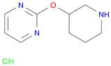 2-(Piperidin-3-yloxy)-pyriMidine hydrochloride, 98+% C9H14ClN3O, MW