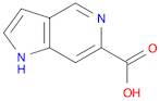 1H-Pyrrolo[3,2-c]pyridine-6-carboxylic acid