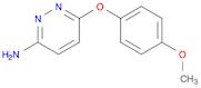 3-Pyridazinamine, 6-(4-methoxyphenoxy)-