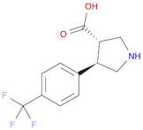 (3S,4R)-4-(4-(TRIFLUOROMETHYL)PHENYL)PYRROLIDINE-3-CARBOXYLIC ACID