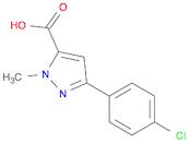 3-(4-CHLOROPHENYL)-1-METHYL-1H-PYRAZOLE-5-CARBOXYLIC ACID