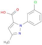 1-(3-CHLOROPHENYL)-3-METHYL-1H-PYRAZOLE-5-CARBOXYLIC ACID