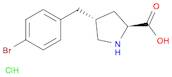 (2S,4R)-4-(4-broMobenzyl)pyrrolidine-2-carboxylic acid hydrochloride