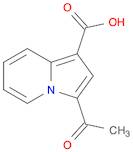 1-Indolizinecarboxylic acid, 3-acetyl-