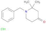 2,2-Dimethyl-1-(phenylmethyl)-4-piperidinone hydrochloride