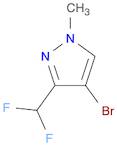 4-broMo-3-(difluoroMethyl)-1-Methyl-1H-pyrazole