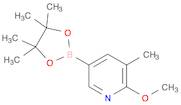 2-Methoxy-3-methyl-5-(4,4,5,5-tetramethyl-[1,3,2]dioxaborolan-2-yl)-pyridine