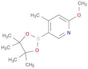 2-Methoxy-4-methyl-5-(4,4,5,5-tetramethyl-[1,3,2]dioxaborolan-2-yl)-pyridine