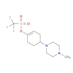 4-(4-Methylpiperazin-1-yl)cyclohex-1-en-1-yl trifluoromethanesulfonate