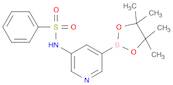 N-(5-(4,4,5,5-tetramethyl-1,3,2-dioxaborolan-2-yl)pyridin-3-yl)benzenesulfonamide