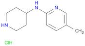 5-methyl-N-(piperidin-4-yl)pyridin-2-amine hydrochloride