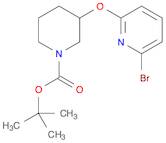 3-(6-BroMo-pyridin-2-yloxy)-piperidine-1-carboxylic acid tert-butyl ester, 98+% C15H21BrN2O3, MW