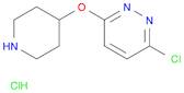 3-Chloro-6-(piperidin-4-yloxy)-pyridazine hydrochloride, 98+% C9H13Cl2N3O, MW