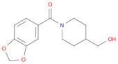 Benzo[1,3]dioxol-5-yl-(4-hydroxyMethyl-piperidin-1-yl)-Methanone