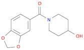 Benzo[1,3]dioxol-5-yl-(4-hydroxy-piperidin-1-yl)-Methanone