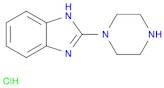 2-Piperazin-1-yl-1H-benzoiMidazole hydrochloride, 98+% C11H15ClN4, MW