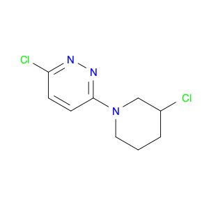 3-chloro-6-(3-chloropiperidin-1-yl)pyridazine, 98+% C9H11Cl2N3, MW