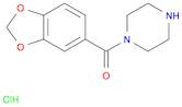 Benzo[1,3]dioxol-5-yl-piperazin-1-yl-Methanone hydrochloride