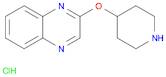 2-(piperidin-4-yloxy)quinoxaline hydrochloride, 98+% C13H16ClN3O, MW