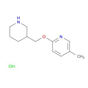 5-Methyl-2-(piperidin-3-ylmethoxy)pyridine hydrochloride