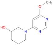 1-(6-Methoxy-pyriMidin-4-yl)-piperidin-3-ol, 98+% C10H15N3O2, MW