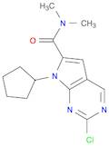 7H-Pyrrolo[2,3-d]pyriMidine-6-carboxaMide, 2-chloro-7-cyclopentyl-N,N-diMethyl-