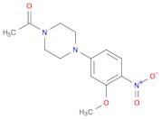 1-(4-(3-Methoxy-4-nitrophenyl)piperazin-1-yl)ethanone