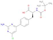 L-Phenylalanine, 4-(2-aMino-6-chloro-4-pyriMidinyl)-N-[(1,1-diMethylethoxy)carbonyl]-