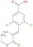 (E)-3,5-dichloro-4-(3-ethoxy-2-methyl-3-oxoprop-1-enyl)benzoic acid