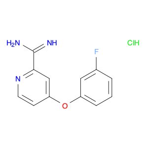 4-(3-Fluorophenoxy)picolinimidamide hydrochloride