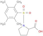 1-(2,3,5,6-Tetramethylphenyl)sulfonylpyrrolidine-2-carboxylic acid